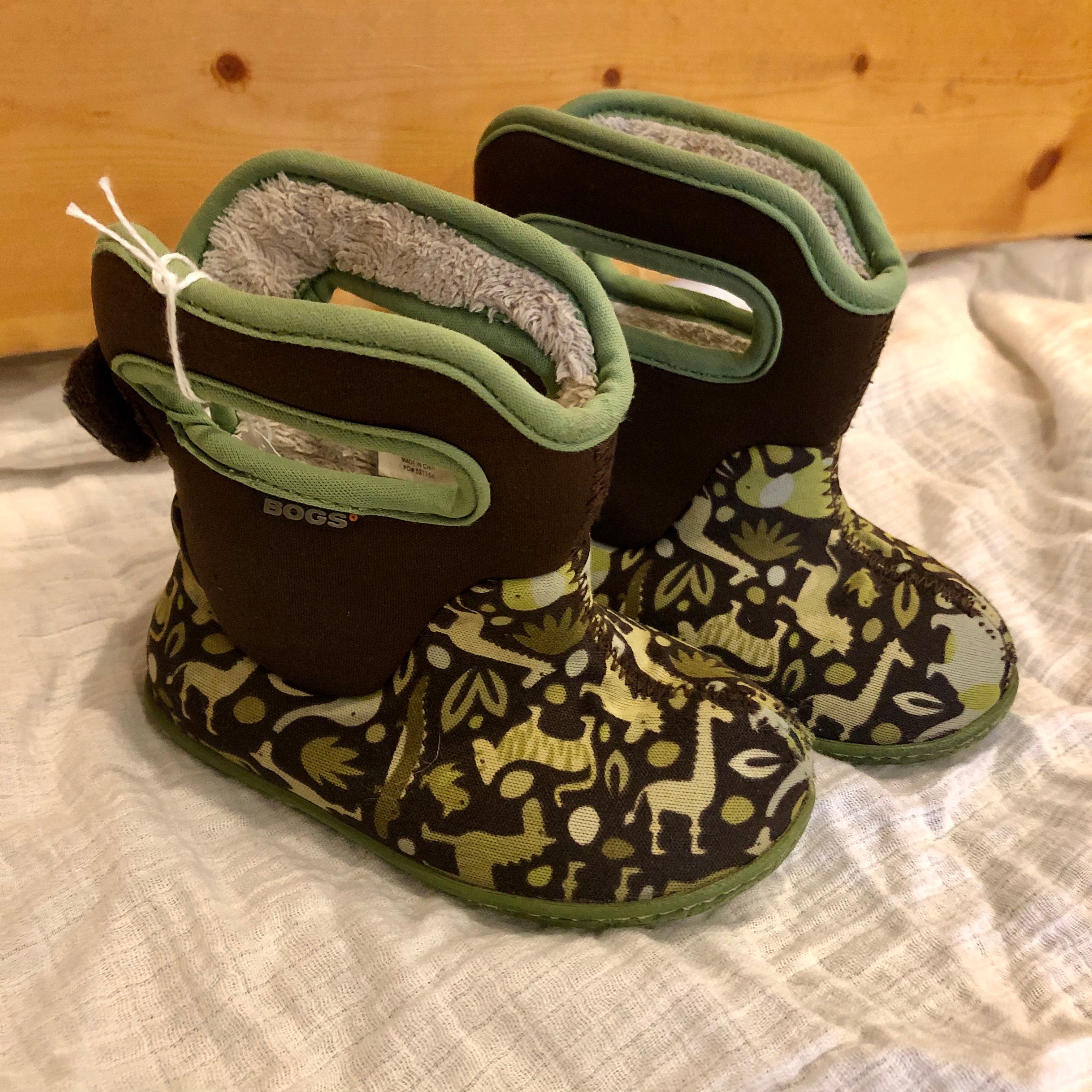 Size 7 Toddler Green Bog Boots
