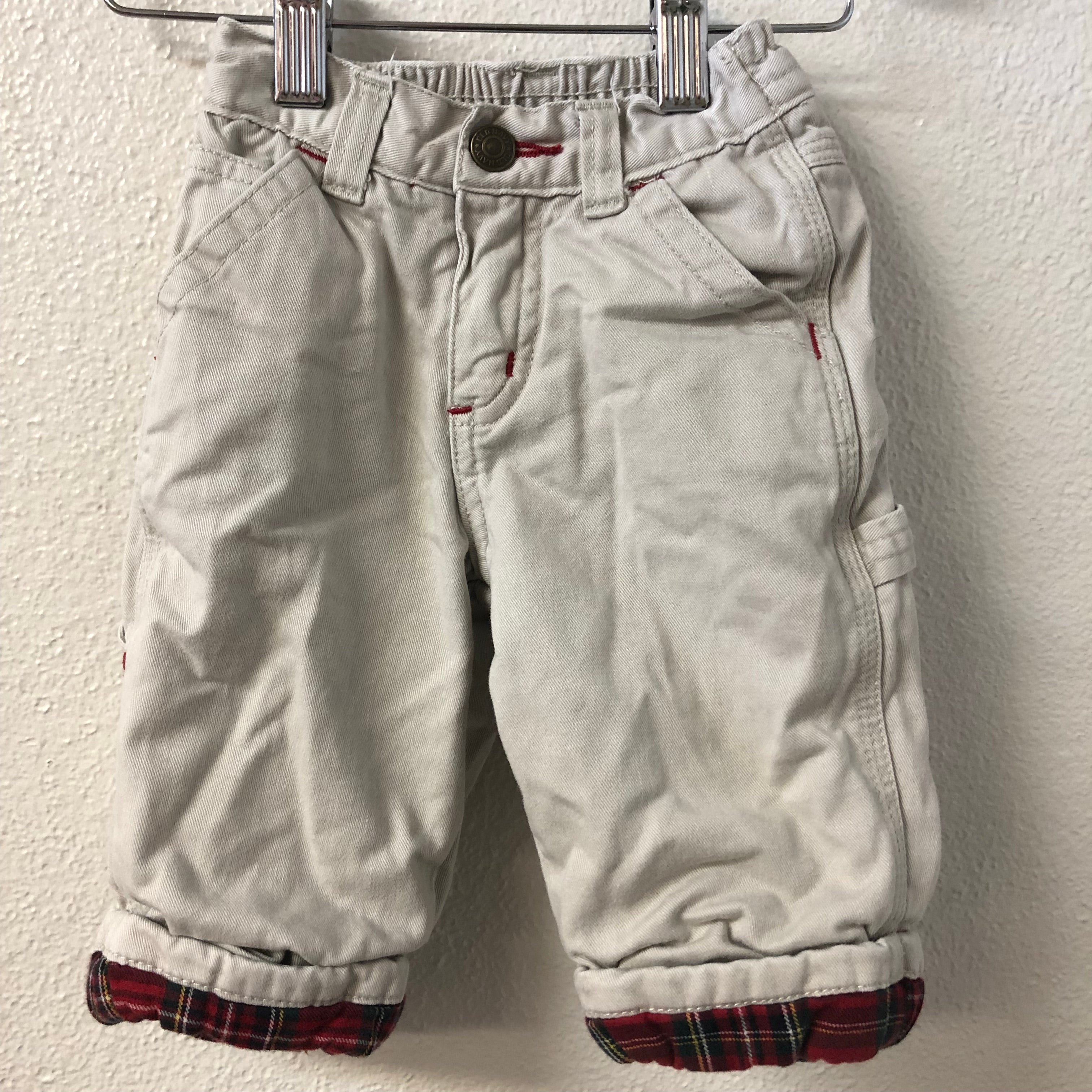 03-6M Old Navy Flannel Lined Pants